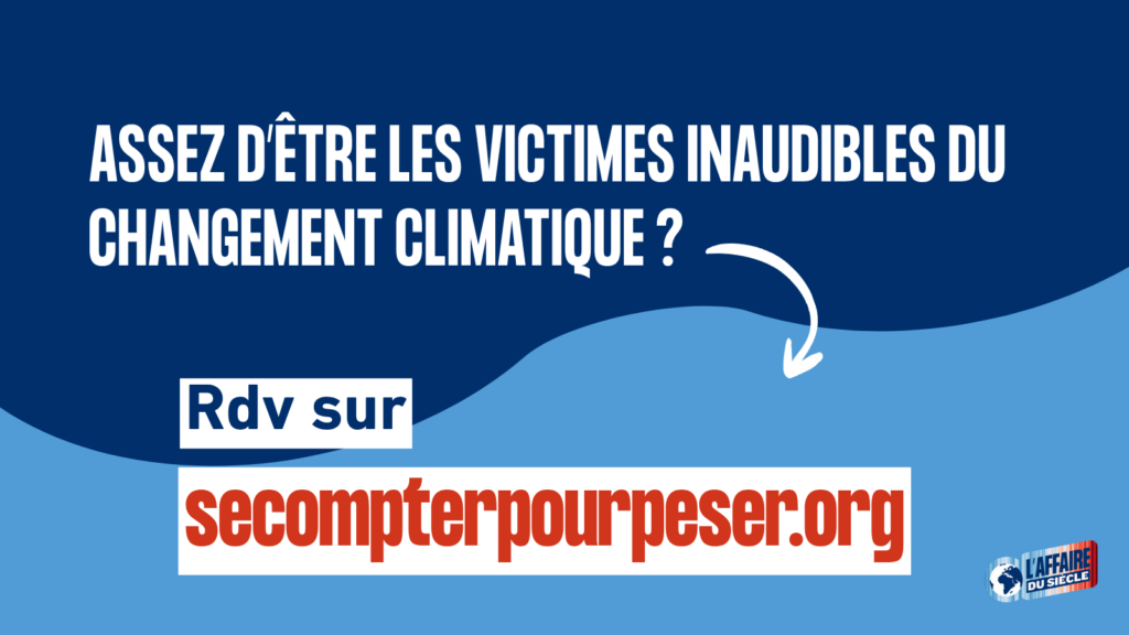 Campagne Se Compter Pour Peser - L'Affaire Du Siècle